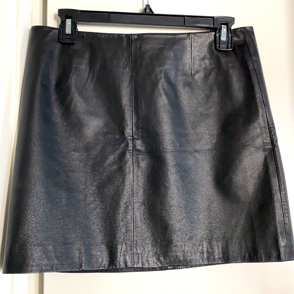 BB Dakota faux leather mini skirt 6